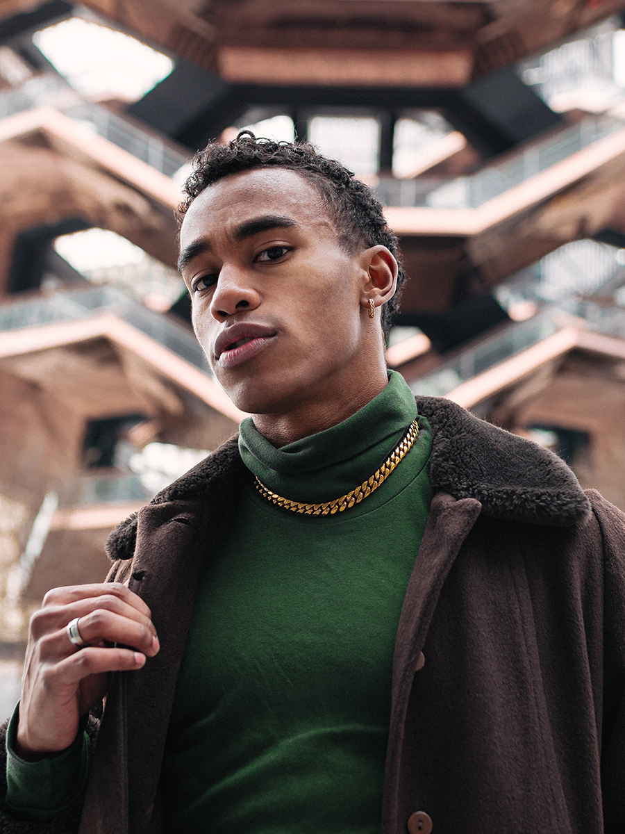 Gold Chain Link Necklace 24K